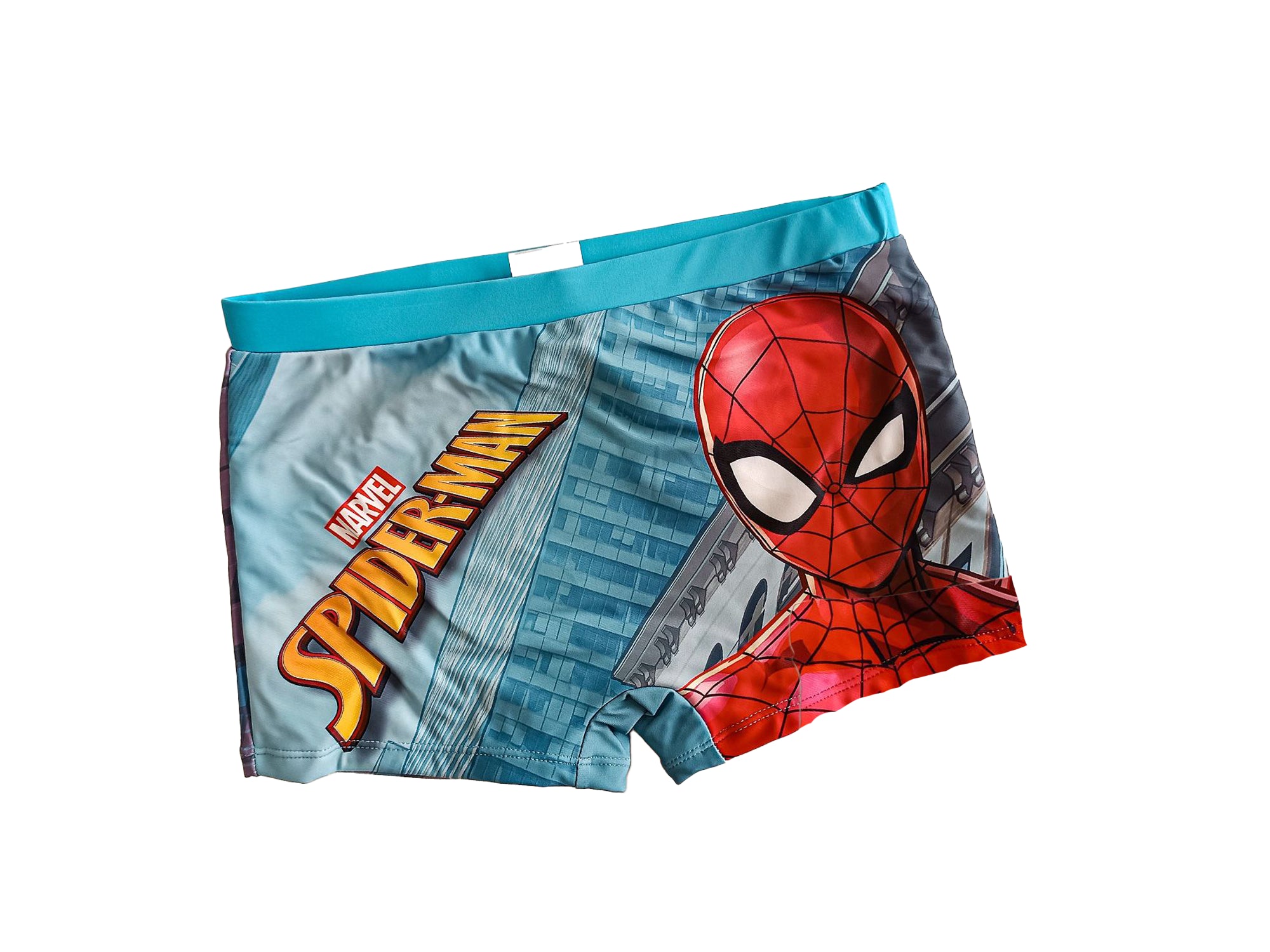 SDR-SPDY-141A - MARVEL AVENGERS: COSTUME DA BAGNO BOXER AZZURRO 9-10 ANNI (134-140cm) - Disponibile in 2/3 giorni lavorativi GED