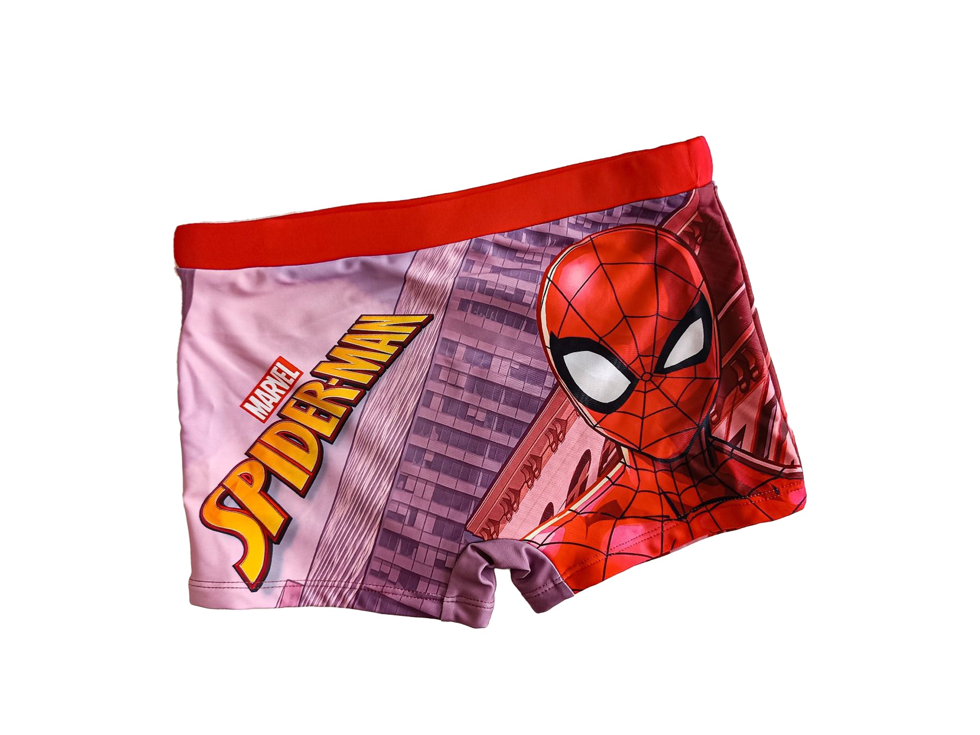 SDR-SPDY-141B - MARVEL AVENGERS: COSTUME DA BAGNO BOXER ROSSO 7-8 ANNI (122-128cm) - Disponibile in 2/3 giorni lavorativi GED