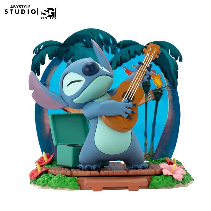 Action figure / Statue ABYSTYLE DISNEY - "Stitch Guitar" Figure SFC 10 cm - Disponibile in 2/3 giorni lavorativi