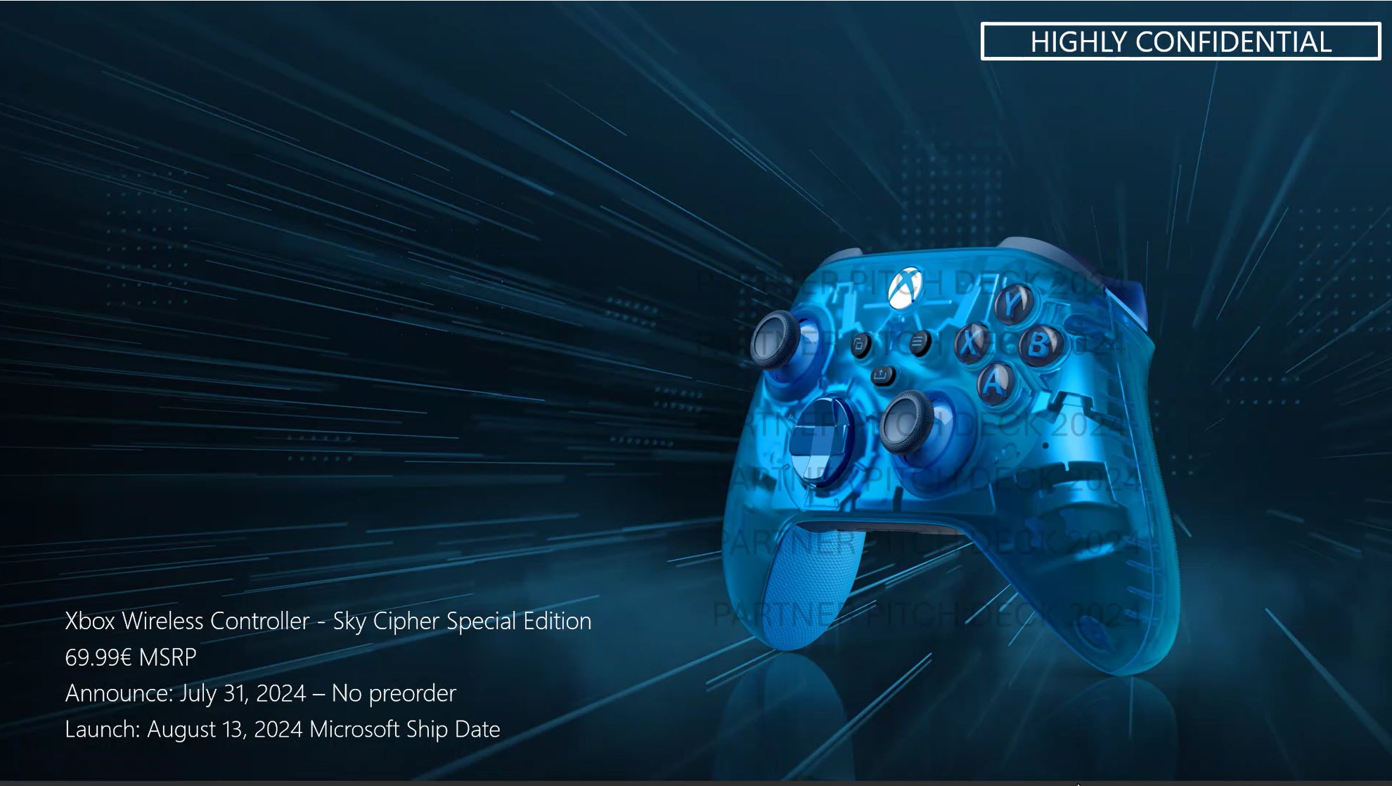 Xbox Series MICROSOFT Xbox Series X Controller Wireless - Sky Cipher Special Edition Accessori - Disponibile in 2/3 giorni lavorativi