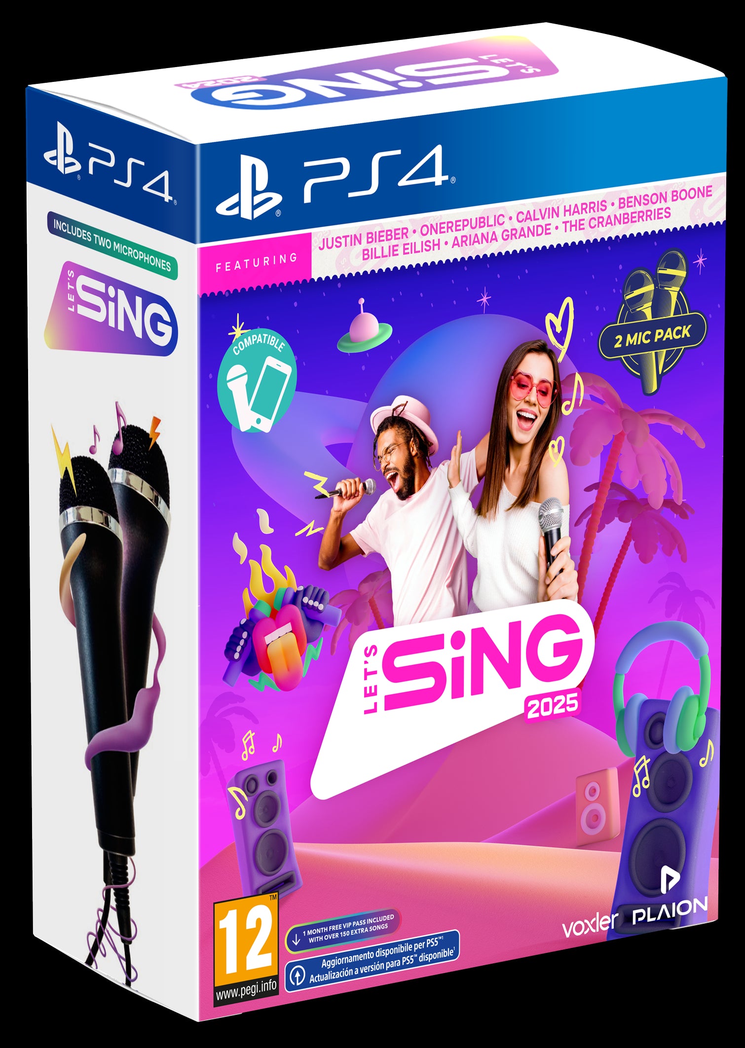 PS4 Let's Sing 2025 International Version [+ 2 Mics] - Disponibile in 2/3 giorni lavorativi