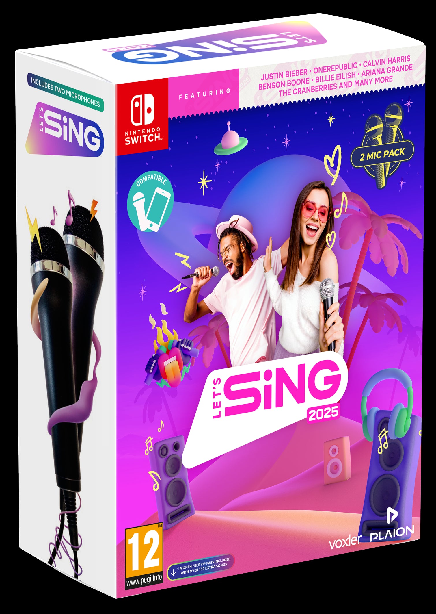 Switch Let's Sing 2025 International Version [+ 2 Mics] - Disponibile in 2/3 giorni lavorativi