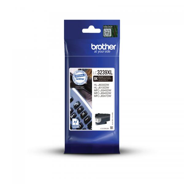 INK BROTHER LC-3239XLBK nero XL 6000PP X MFC-J5945DW MFC-J6945DW HL-J6000DW MFC-J6947DW HL-J6100DW - Disponibile in 3-4 giorni lavorativi