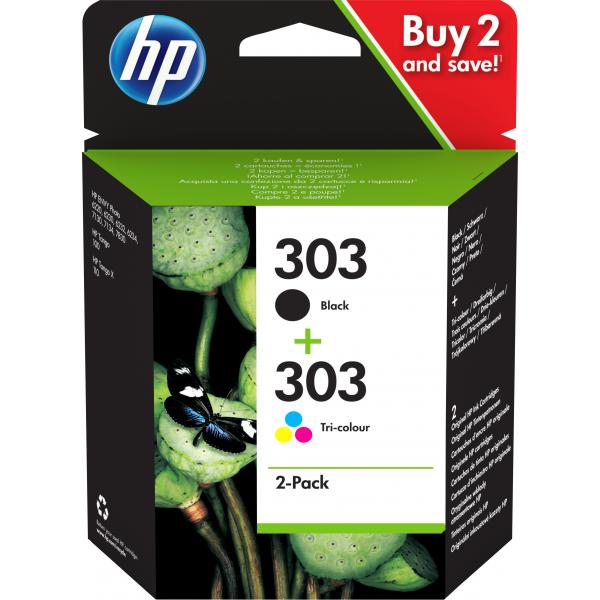 HP MULTIPACK 303 CARTUCCE INK-JET NERO + TRICROMIA - Disponibile in 3-4 giorni lavorativi Hp