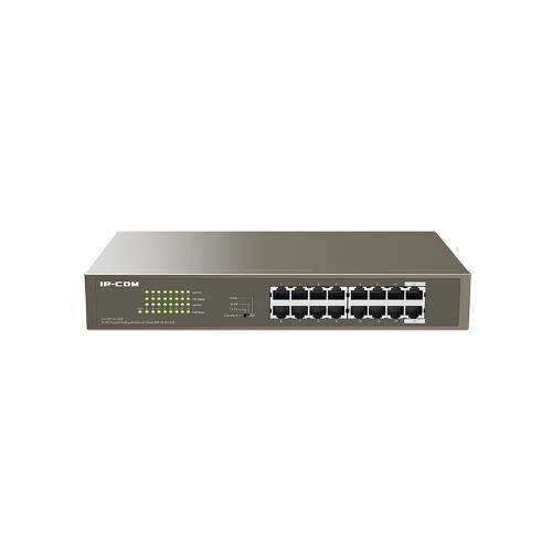 SWITCH IP-COM G1116P-16-150W, 16 porte RJ10 100/1000/45M,fino a 2000 Mbps di velocità di trasmissione full duplex,32 Gbps,135W - Disponibile in 3-4 giorni lavorativi