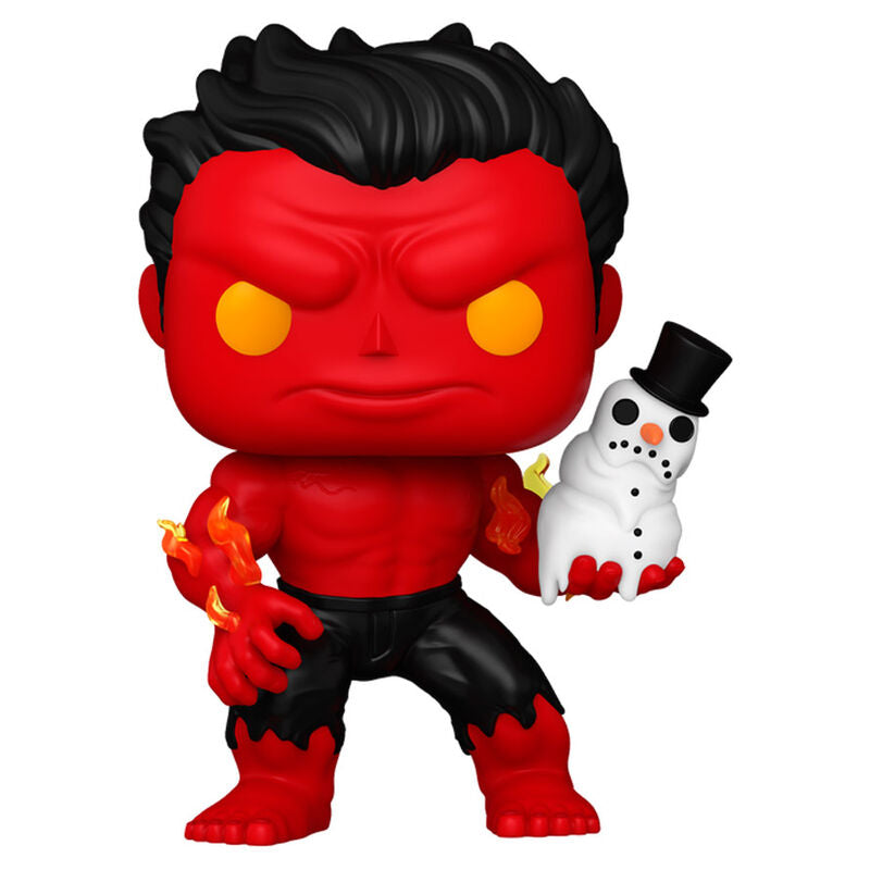 Funko Pop! FUNKO POP Marvel: Holiday S4 Red Hulk 9 cm - Disponibile in 2/3 giorni lavorativi