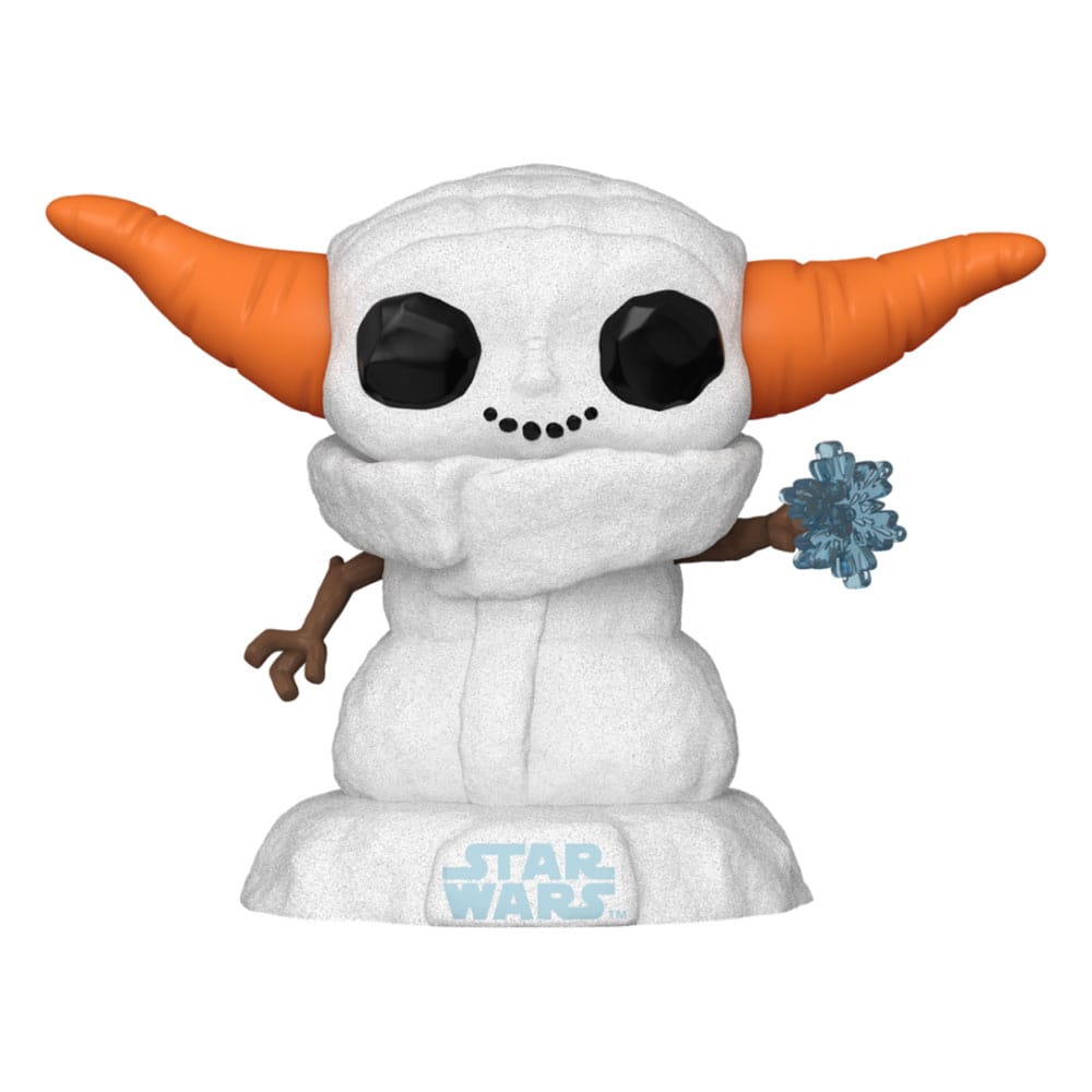 Funko Pop! FUNKO POP Star Wars: Mando HLDY- Grogu SNWMN 9 cm - Disponibile in 2/3 giorni lavorativi