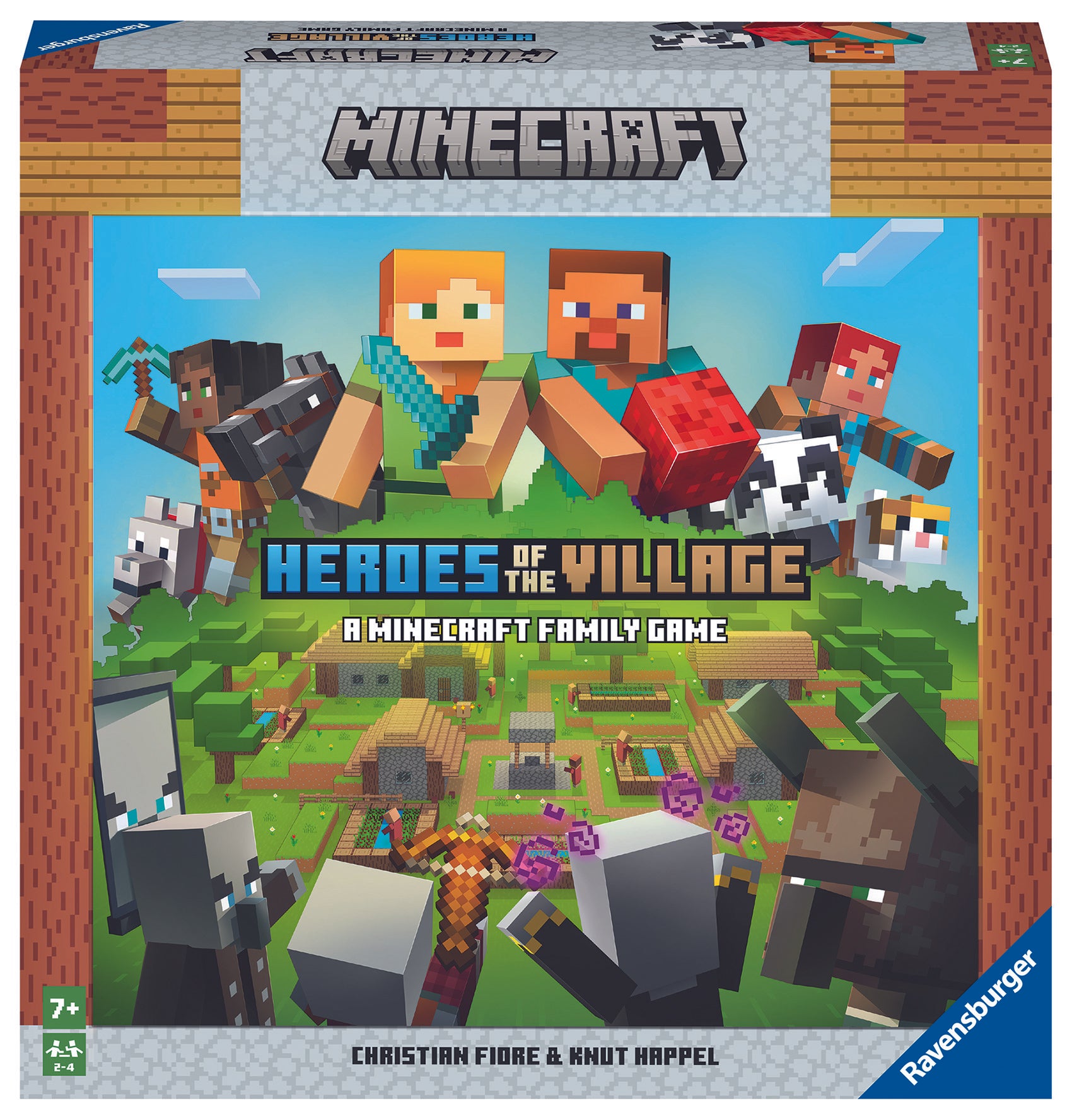 Gioco da tavolo RAVENSBURGER Minecraft Heros of the Village Light Strategy Games - Disponibile in 2/3 giorni lavorativi