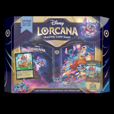 RAVENSBURGER DISNEY: LORCANA - AZURITE SEA STITCH COLLECTOR'S GIFT SET 6 - ENG - Disponibile in 2/3 giorni lavorativi