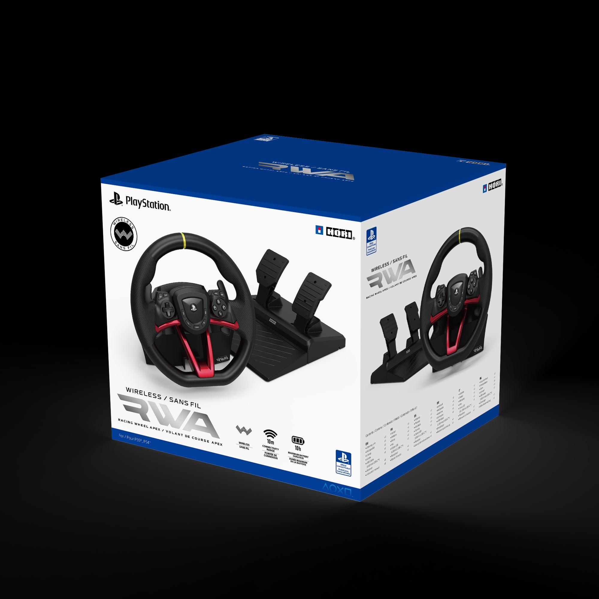 PS5 HORI WIRELESS RACING WHEEL APEX Accessori - Disponibile in 2/3 giorni lavorativi