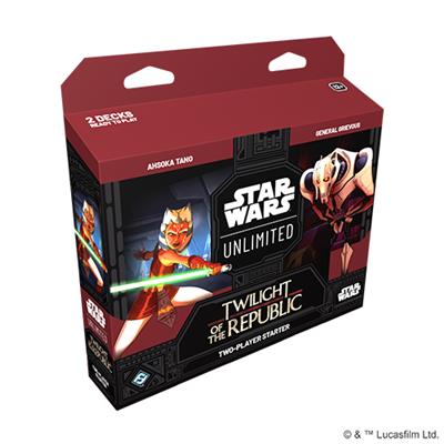 ASMODEE 10536 - STAR WARS UNLIMITED - TWILIGHT OF THE REPUBLIC: STARTER SET EN - Disponibile in 2/3 giorni lavorativi