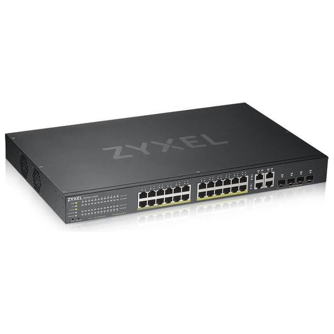 ZyXEL Switch Poe + Smart Managed Ethernet Gigabit a 24 Porte - Disponibile in 3-4 giorni lavorativi