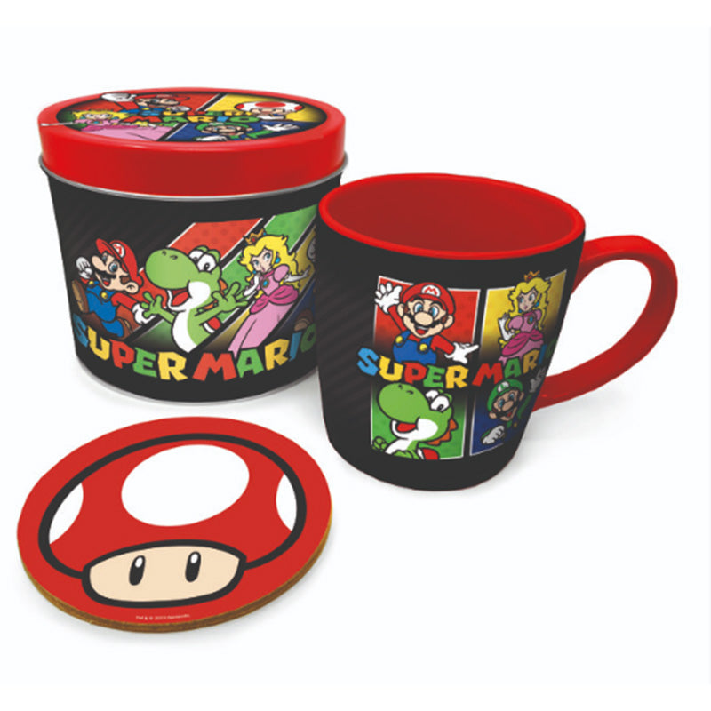 PYRAMID - SUPER MARIO MUG TIN SET - Disponibile in 2/3 giorni lavorativi