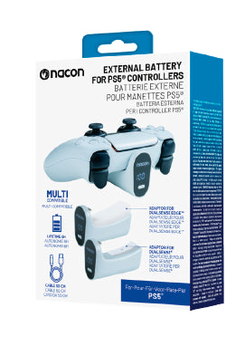 PS5 NACON Batteria esterna per controller DualSense / DSEdge. 6H Accessori - Disponibile in 2/3 giorni lavorativi