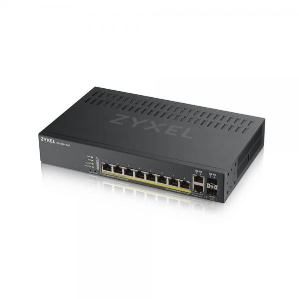 SWITCH ZYXEL GS1920-8HPV2-EU0101F 8P GIGA POE +2P DUAL GIGA - NEBULAFLEX - IPV6,VLAN, GAR. A VITA - Disponibile in 3-4 giorni lavorativi