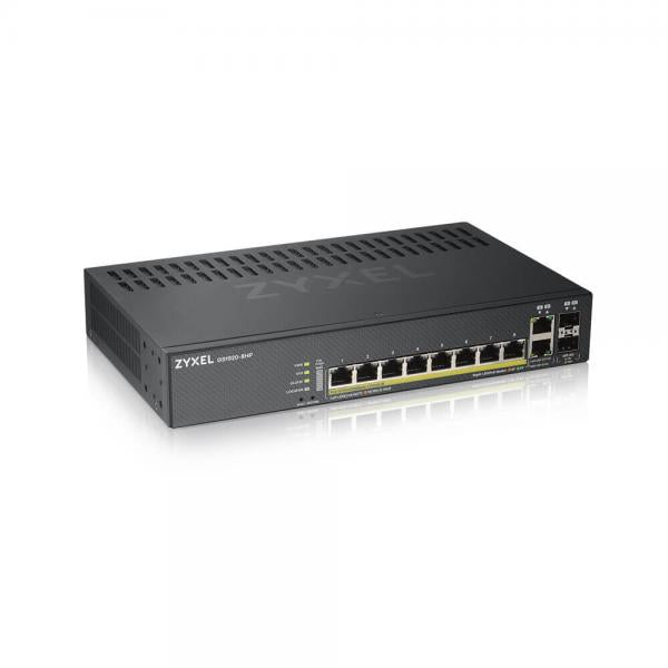 SWITCH ZYXEL GS1920-8HPV2-EU0101F 8P GIGA POE +2P DUAL GIGA - NEBULAFLEX - IPV6,VLAN, GAR. A VITA - Disponibile in 3-4 giorni lavorativi