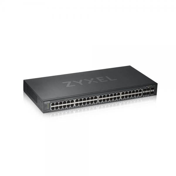 SWITCH ZYXEL GS1920-48V2 44P GIGABIT+4P DUAL GIGABIT+2P SFP GIGABIT, IPv6, RACK,WEB MANAGED FREE Nebula Basic - Disponibile in 3-4 giorni lavorativi