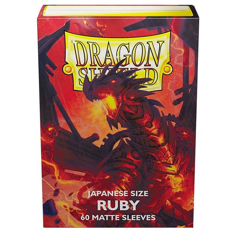 DRAGON SHIELD Small Sleeves - Japanese Matte Ruby 'Geledar' (60 Sleeves) - Disponibile in 2/3 giorni lavorativi