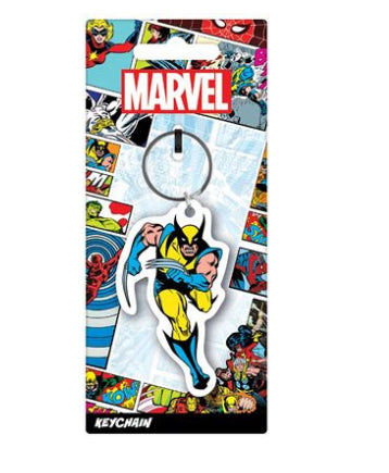 PYRAMID MARVEL COMICS (WOLVERINE) RUBBER PORTACHIAVI - Disponibile in 2/3 giorni lavorativi