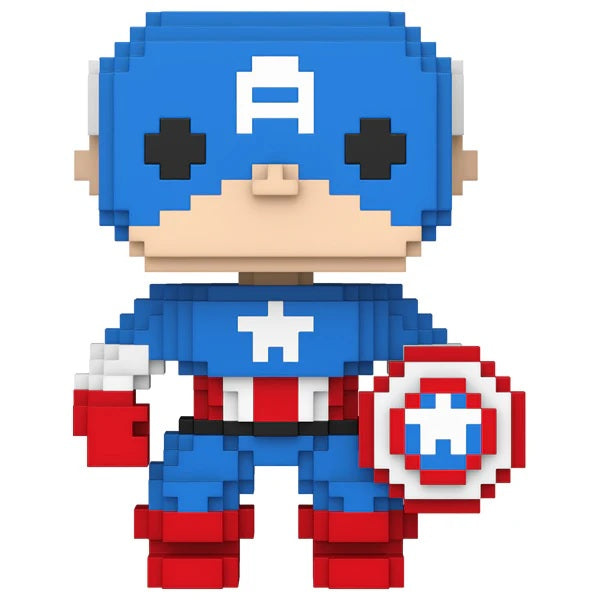 Funko Pop! FUNKO POP 8-Bit: Marvel - 1426 Captain America (Exclusive) 9 cm - Disponibile in 2/3 giorni lavorativi