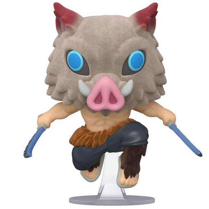 Funko Pop! FUNKO POP Demon Slayer - 875 Inosuke Hashibira Flocked (Exclusive) 9cm - Disponibile in 2/3 giorni lavorativi