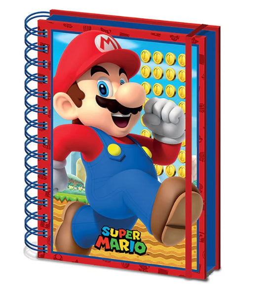 PYRAMID SUPER MARIO (CORE) A5 3D NOTEBOOK - Disponibile in 2/3 giorni lavorativi