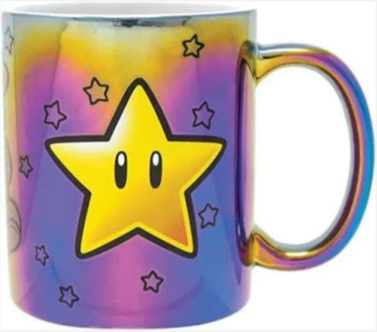 PYRAMID DELE - SUPER MARIO (STAR POWER) IRIDESCENT 11OZ MUG - Disponibile in 2/3 giorni lavorativi