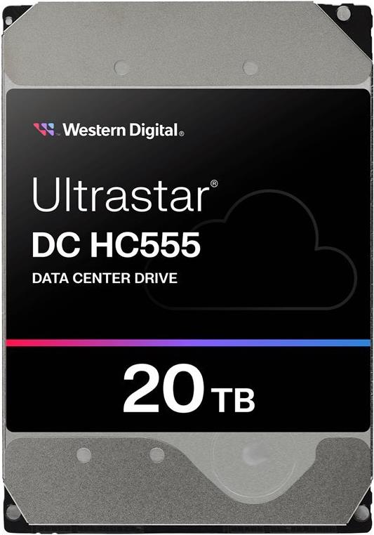 Western Digital WD Ultrastar DC HC555 - Festplatte - Datencenter - 20 TB - intern - 3.5" (8.9 cm) - SAS 12Gb/s - 7200 rpm - Puffer: 512 MB 0B47749 (0B47749) - Disponibile in 6-7 giorni lavorativi