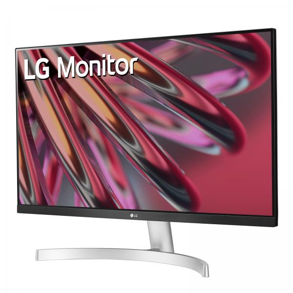 LG Monitor 24'' LED IPS 24MK600M-W 1920 x 1080 Full HD LED IPS, 1920x1080, 5ms, AMD FreeSync 75Hz, Multitasking, VGA, HDMI, Borderless, Flicker Safe, - Disponibile in 3-4 giorni lavorativi