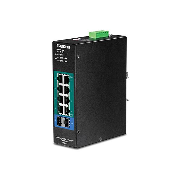 Trendnet TI-PG102I switch di rete Gestito L2 Gigabit Ethernet (10/100/1000) Nero Supporto Power over Ethernet (PoE) - Disponibile in 6-7 giorni lavorativi