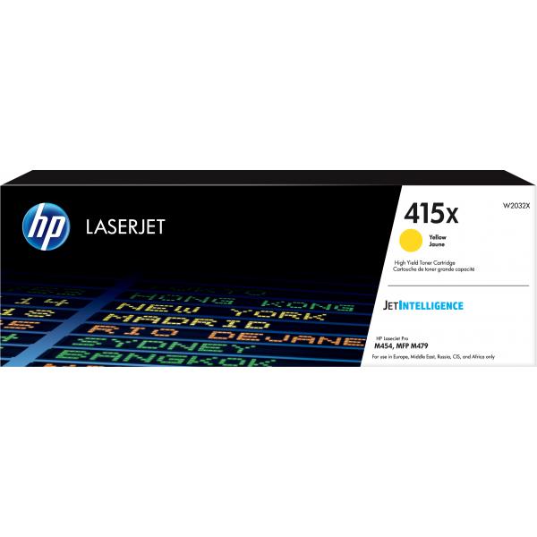 HP 415X TONER GIALLO 6.000 PAGINE - Disponibile in 3-4 giorni lavorativi Hp