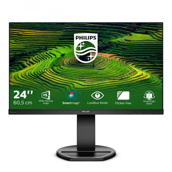 Monitor Led Nuovo PHILIPS MONITOR 23,8 LED IPS 16:9 FHD 5MS 250CDM, VGA/DVI/DP/HDMI, USB, MULTIMEDIALE - Disponibile in 3-4 giorni lavorativi