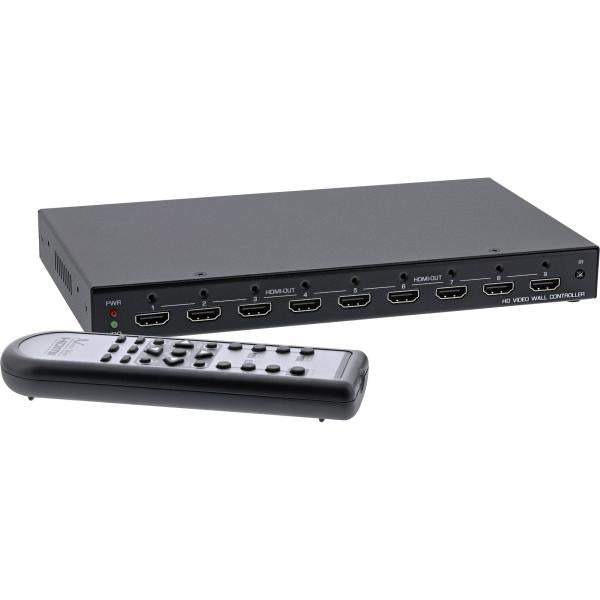 InLine HDMI Video Wall controller 1 a 9, Full-HD - Disponibile in 6-7 giorni lavorativi