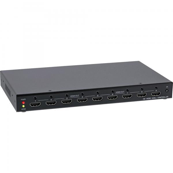 InLine HDMI Video Wall controller 1 a 9, Full-HD - Disponibile in 6-7 giorni lavorativi