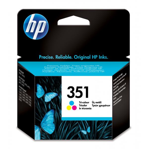 Cartuccia d'inchiostro originale a tre colori HP 351 per HP Photosmart C4380 / C4472 / C4580 / C5280 (CB337EE) - Disponibile in 3-4 giorni lavorativi