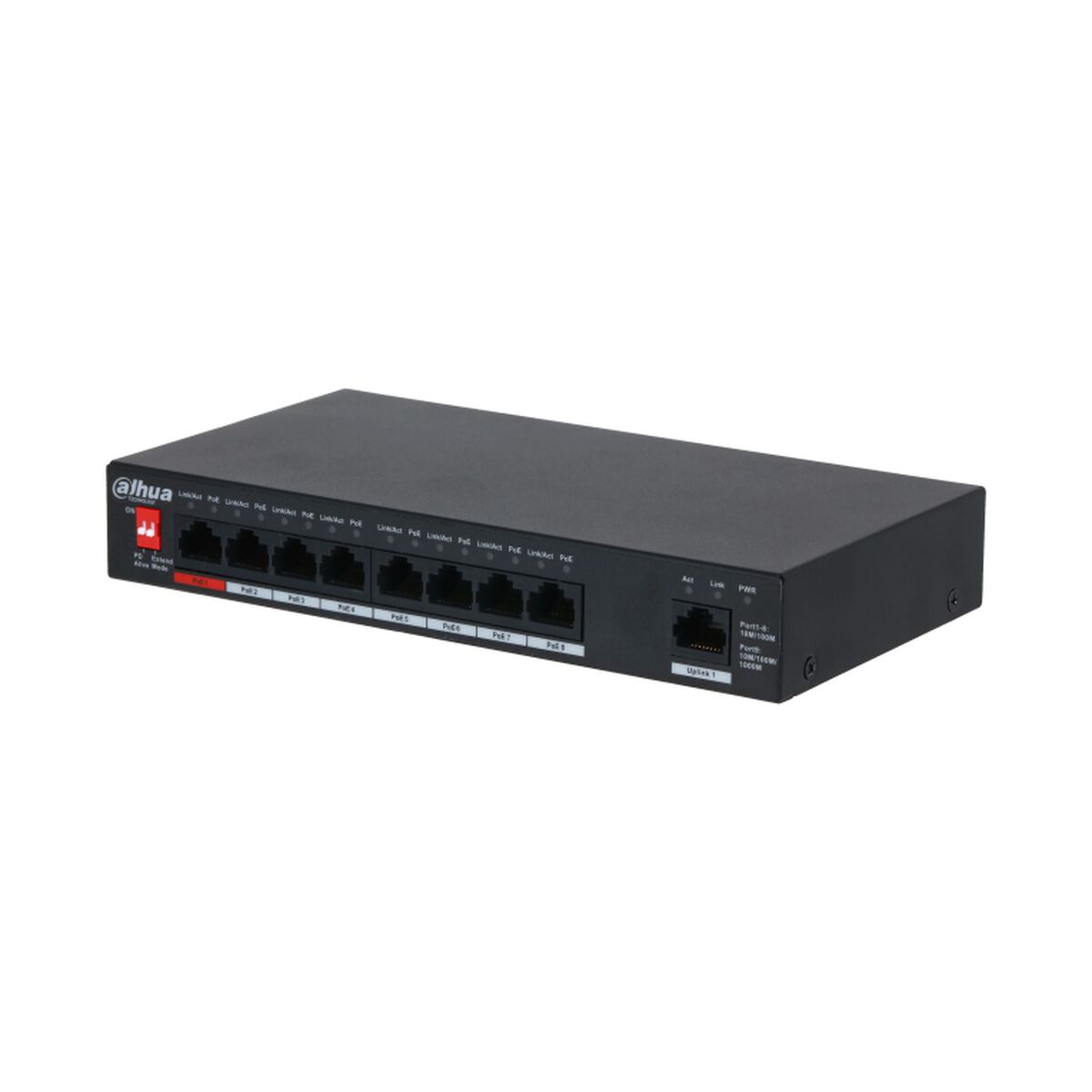 Switch Dahua PFS3009-8ET-96 - Disponibile in 3-4 giorni lavorativi