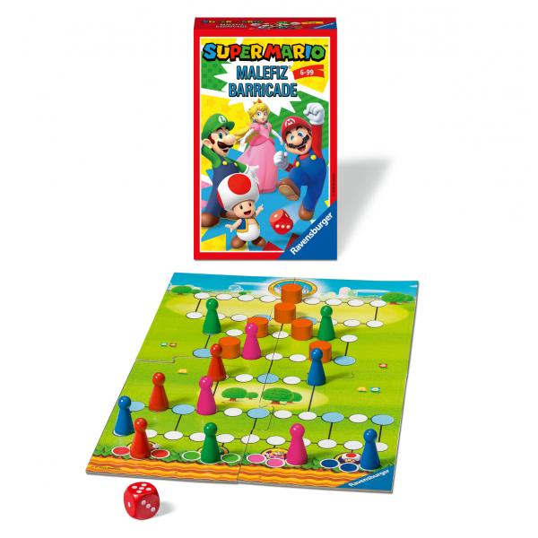 Gioco da tavolo RAVENSBURGER Super Mario Malefiz Barricade - Disponibile in 2/3 giorni lavorativi