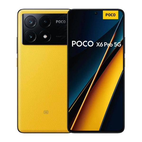 POCO X6 PRO 8+256GB DS 5G YELLOW OEM - Disponibile in 2-4 giorni lavorativi