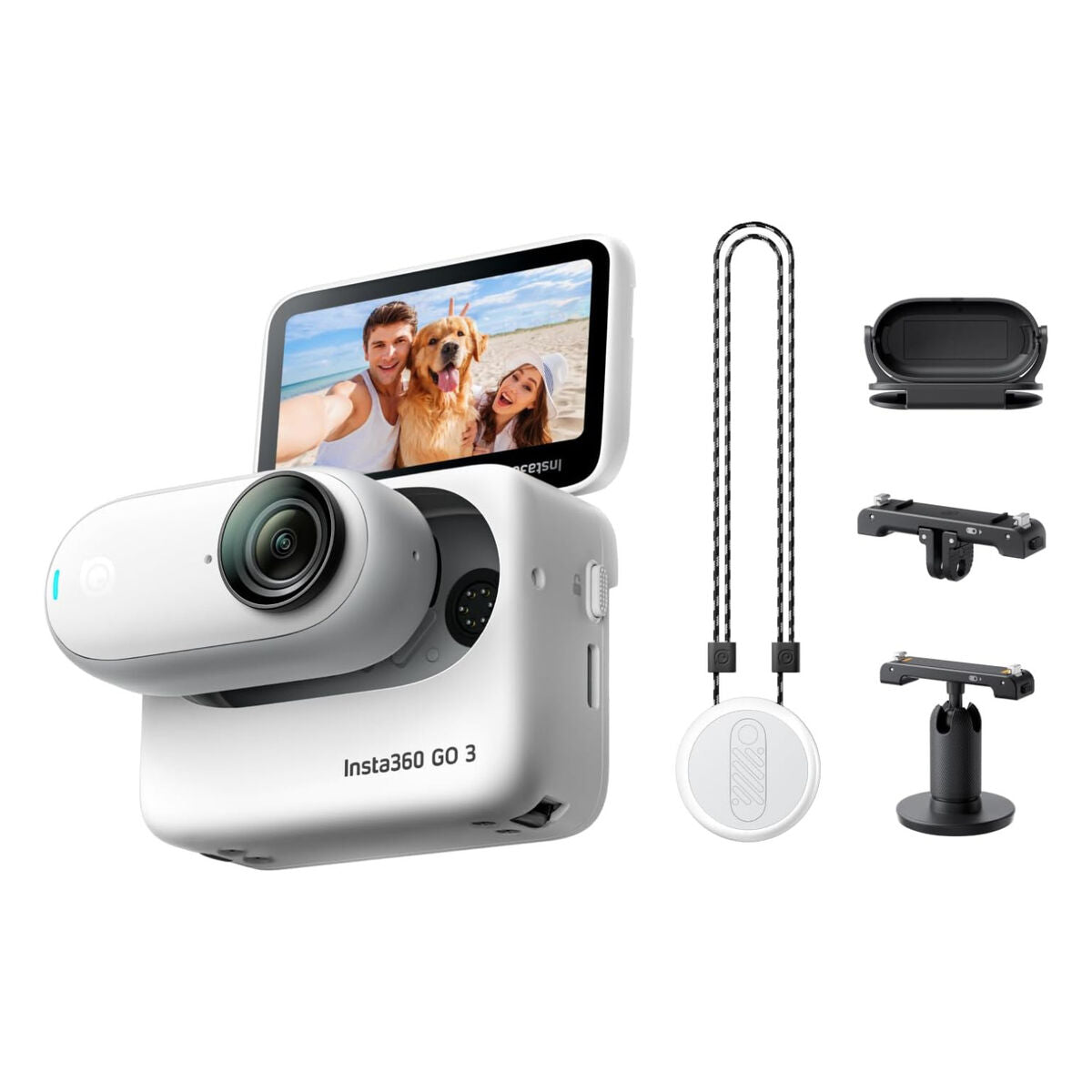 Fotocamera Sportiva Insta360 GO 3 Action Kit Nero - Disponibile in 3-4 giorni lavorativi