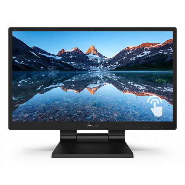 Monitor Nuovo MONITOR PHILIPS TOUCH LED 23.8" Wide 242B9T/00 IPS 1920x1080 5ms 250cd/mq 1000:1(50.000.000:1)2x2WMM Reg.inH VGA DVI HDMI DP USB - Disponibile in 3-4 giorni lavorativi