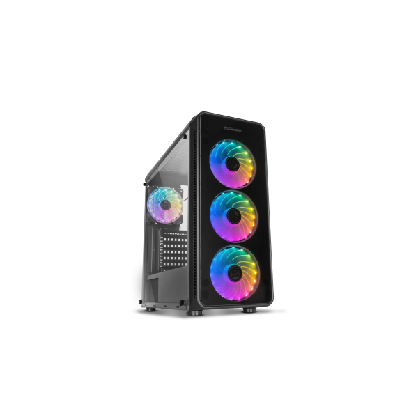 Case computer desktop ATX Nox NXHUMMERTGM LED RGB Nero - Disponibile in 3-4 giorni lavorativi