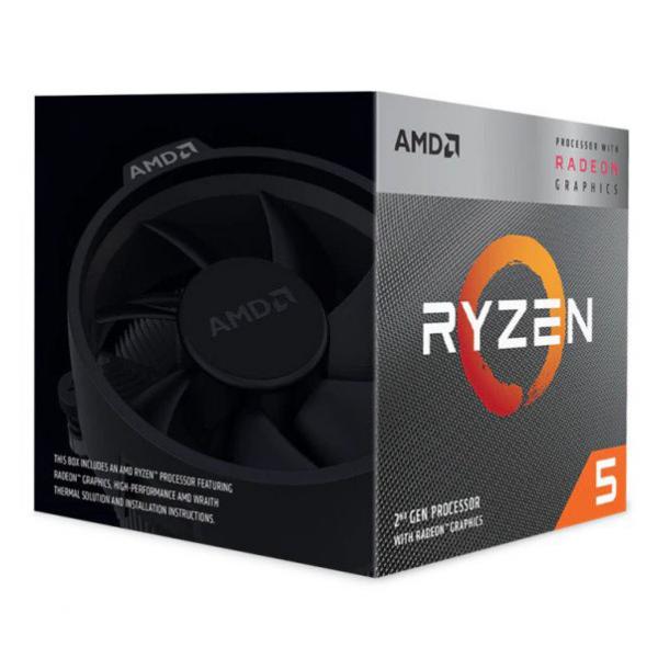 CPU AMD Ryzen 5 3400G w/Wraith Spire cooler - Disponibile in 3-4 giorni lavorativi