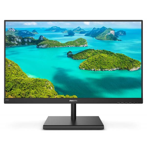 Monitor Nuovo MONITOR PHILIPS LED 27"Wide 275E1S/00 IPS 2560x1440 4ms 250cd/mq 1.000:1 (MEGA INFINITY) VGA HDMI DP GAMING - Disponibile in 3-4 giorni lavorativi