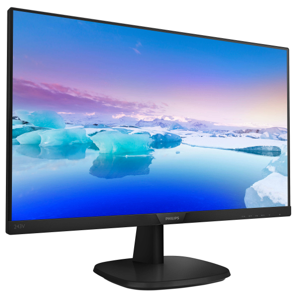 Monitor 24" Philips 243V7QDSB/00 LED IPS Full HD 16:9 HDMI VGA DVI - Disponibile in 2-4 giorni lavorativi