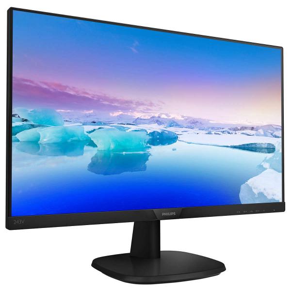 Monitor Nuovo MONITOR PHILIPS LED 23.8"Wide 243V7QDSB/00 IPS 1920x1080 250cd/mq 1000:1(10.000.000:1) VGA DVI HDMI - Disponibile in 3-4 giorni lavorativi