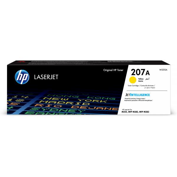 TONER HP W2212AN.207A Giallo 1.250PP X LASERJET M255DW M283FDN M283FDW M282NW - Disponibile in 3-4 giorni lavorativi