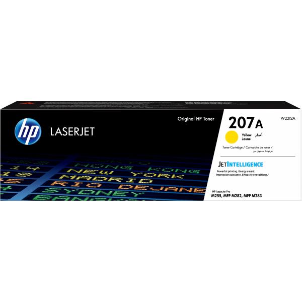 TONER HP W2212AN.207A Giallo 1.250PP X LASERJET M255DW M283FDN M283FDW M282NW - Disponibile in 3-4 giorni lavorativi