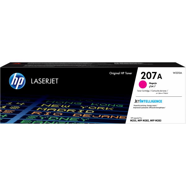 TONER HP W2213AN.207A Magenta 1.250PP X LASERJET M255DW M283FDN M283FDW M282NW - Disponibile in 3-4 giorni lavorativi