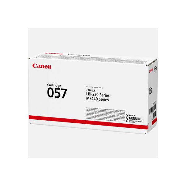 TONER CANON 057 BK Nero 3100PP x MF443dw MF445dw MF446X MF449X LBP223dw LBP226dw LBP228X MF453dw MF455dw LBP233dw LBP236dw - Disponibile in 3-4 giorni lavorativi