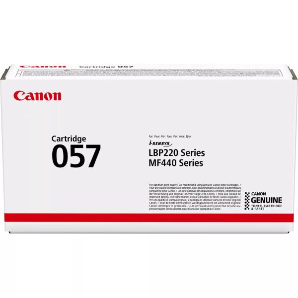 TONER CANON 057 BK Nero 3100PP x MF443dw MF445dw MF446X MF449X LBP223dw LBP226dw LBP228X MF453dw MF455dw LBP233dw LBP236dw - Disponibile in 3-4 giorni lavorativi